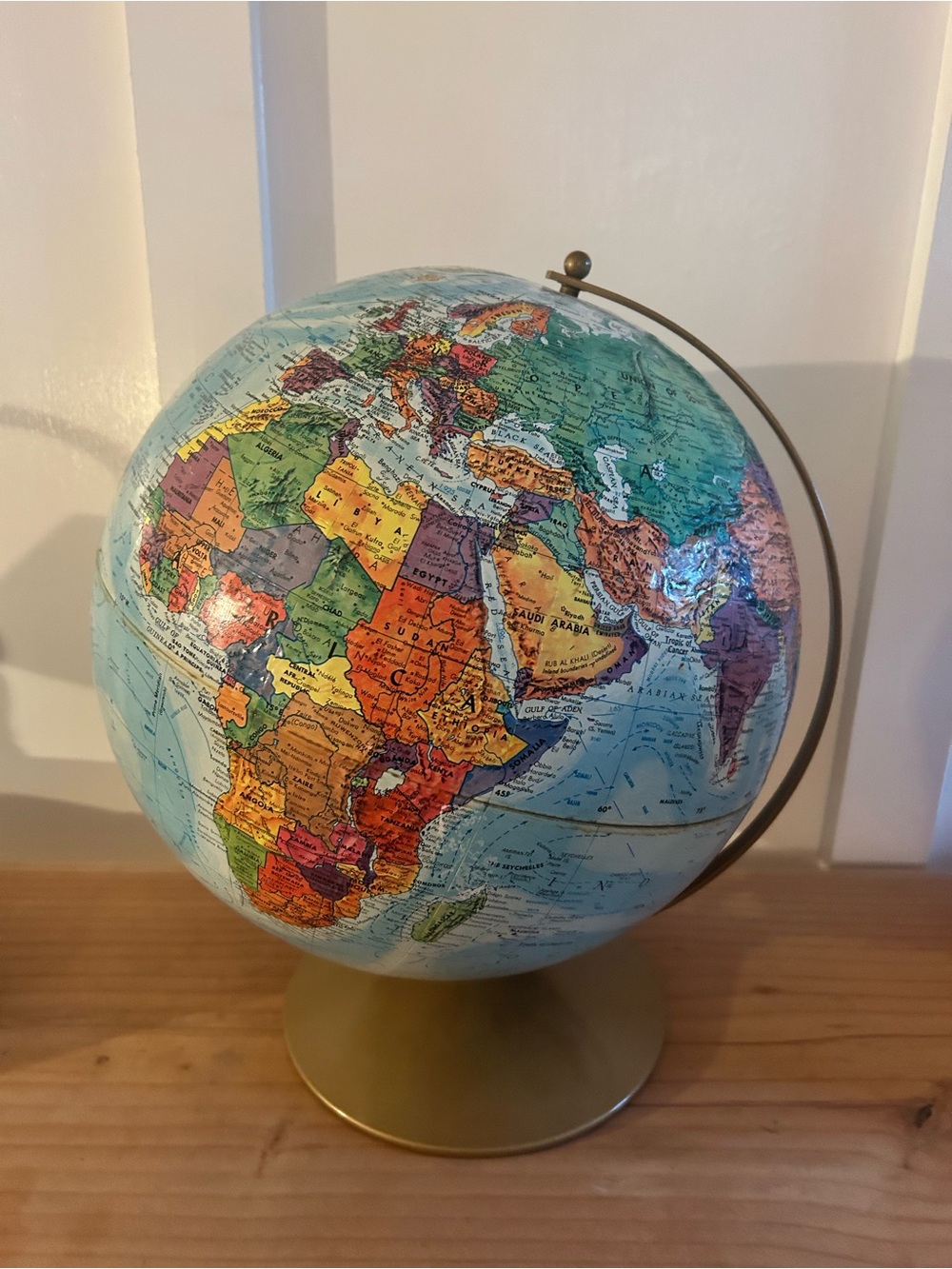 Vintage Replogle World Nation 12” Globe